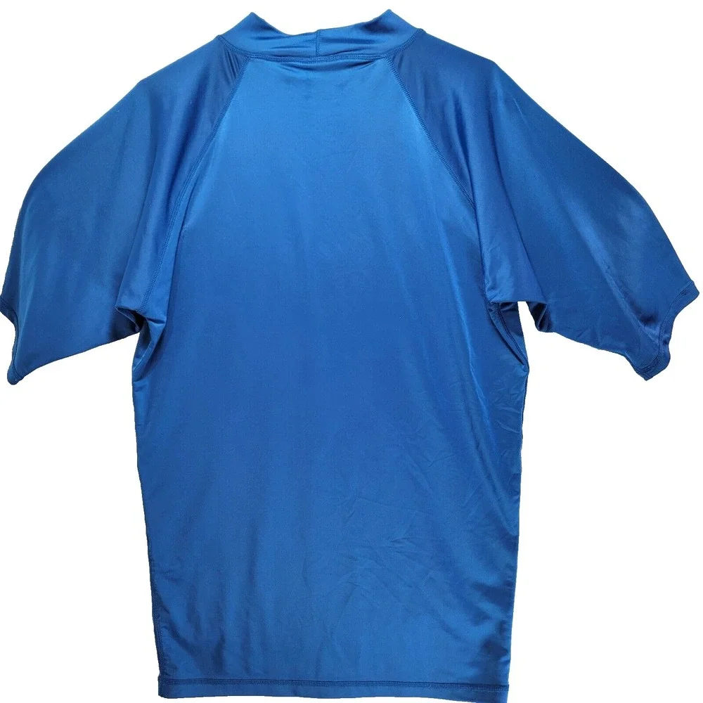 Kanu Youth Boys Rash Guard Shirt Sz‎ XL Surf UPF Swim Beach Resort Coastal Blue